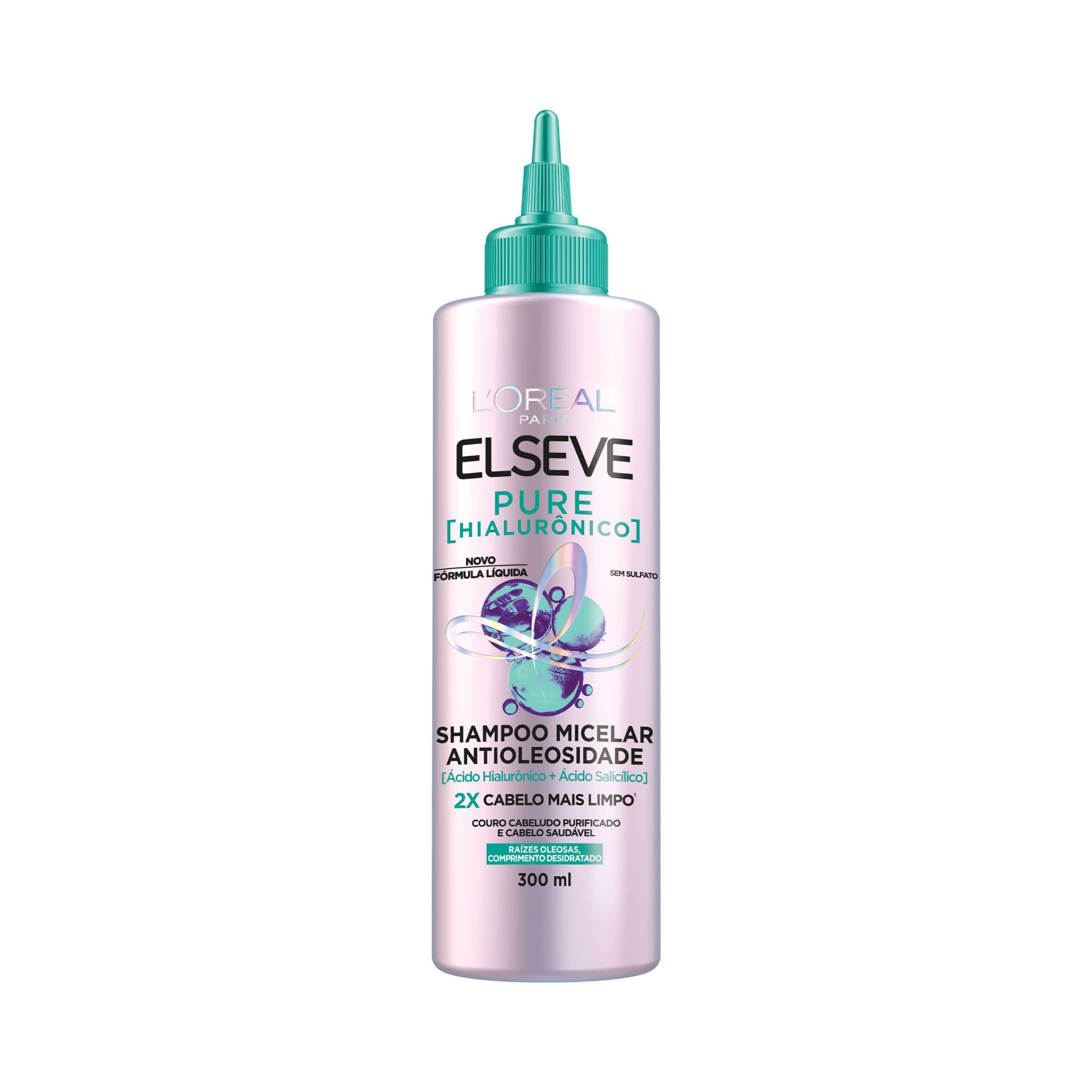 Shampoo Elseve 300ml Pure Hialuronico Micelar