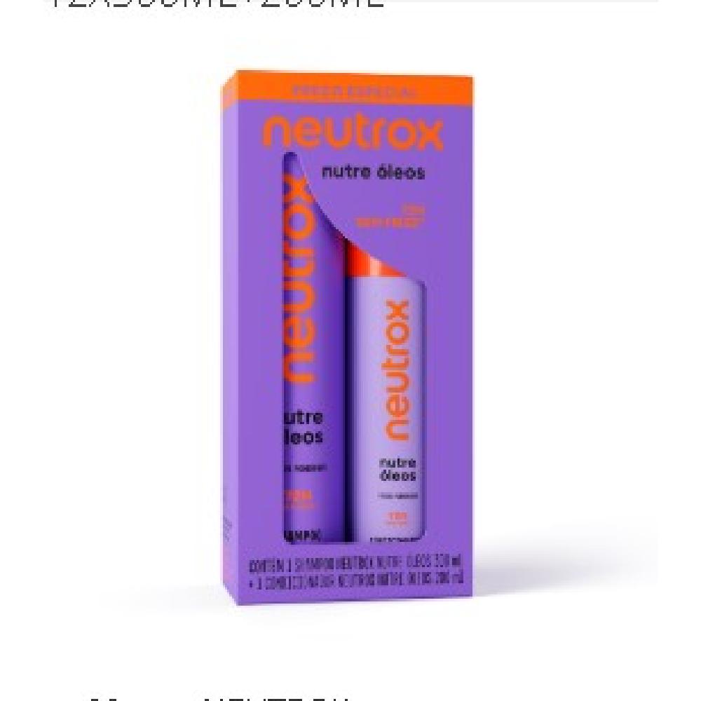 Kit Shampoo + Condicionador Neutrox 300+200Ml Nutre Oleos