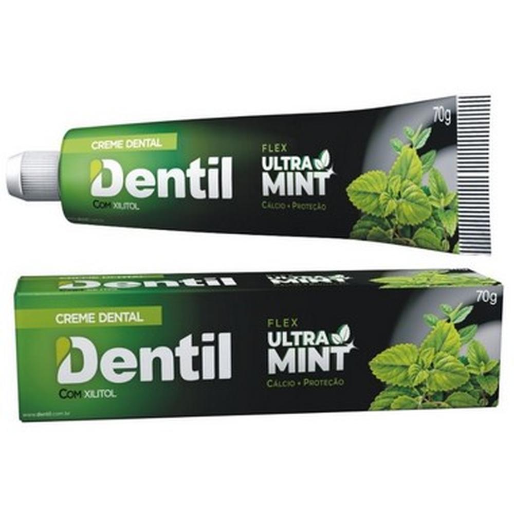 Creme Dental Dentil 70g Ultra Mint Sem Fluor