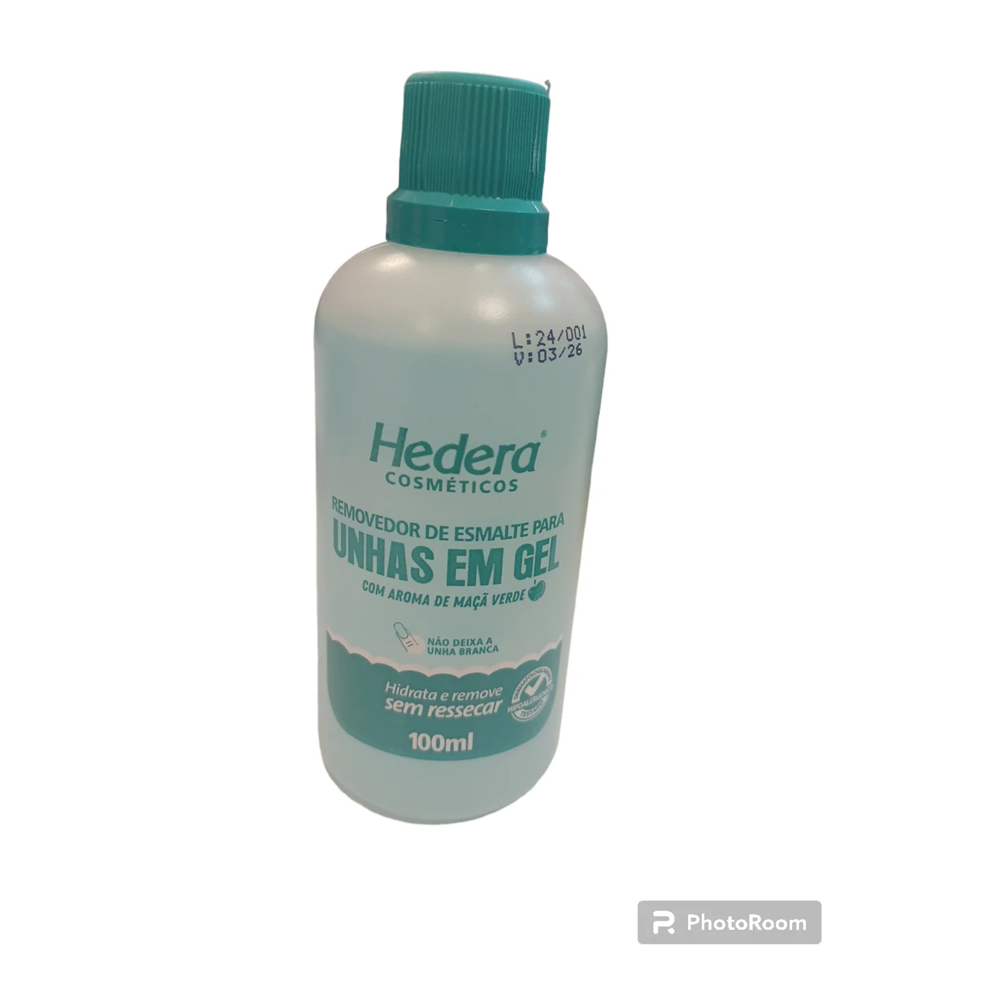 Removedor De Esmalte Hedera 100ml Para Unhas em Geral