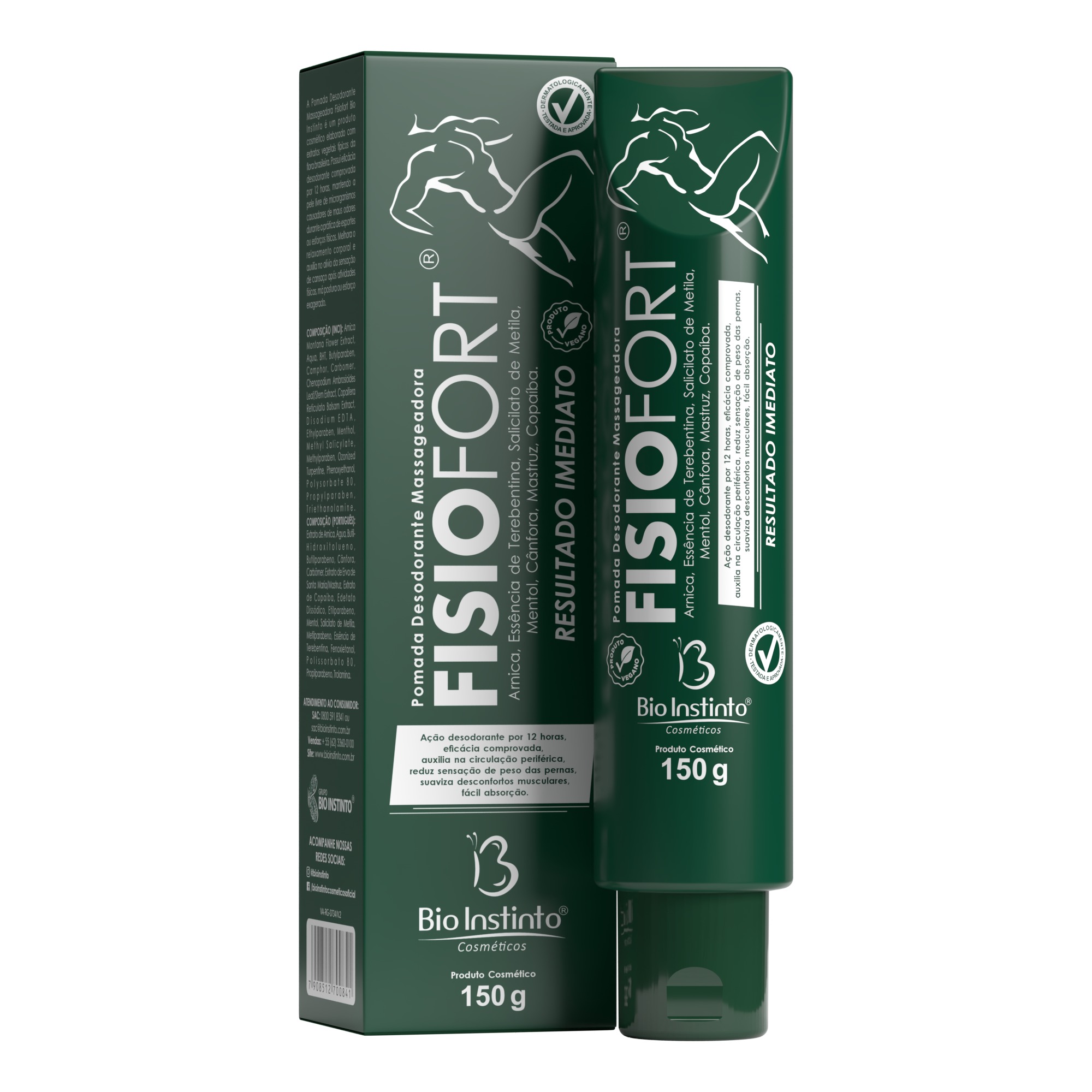 Fisiofort Pom Massag Bio Instinto 150g