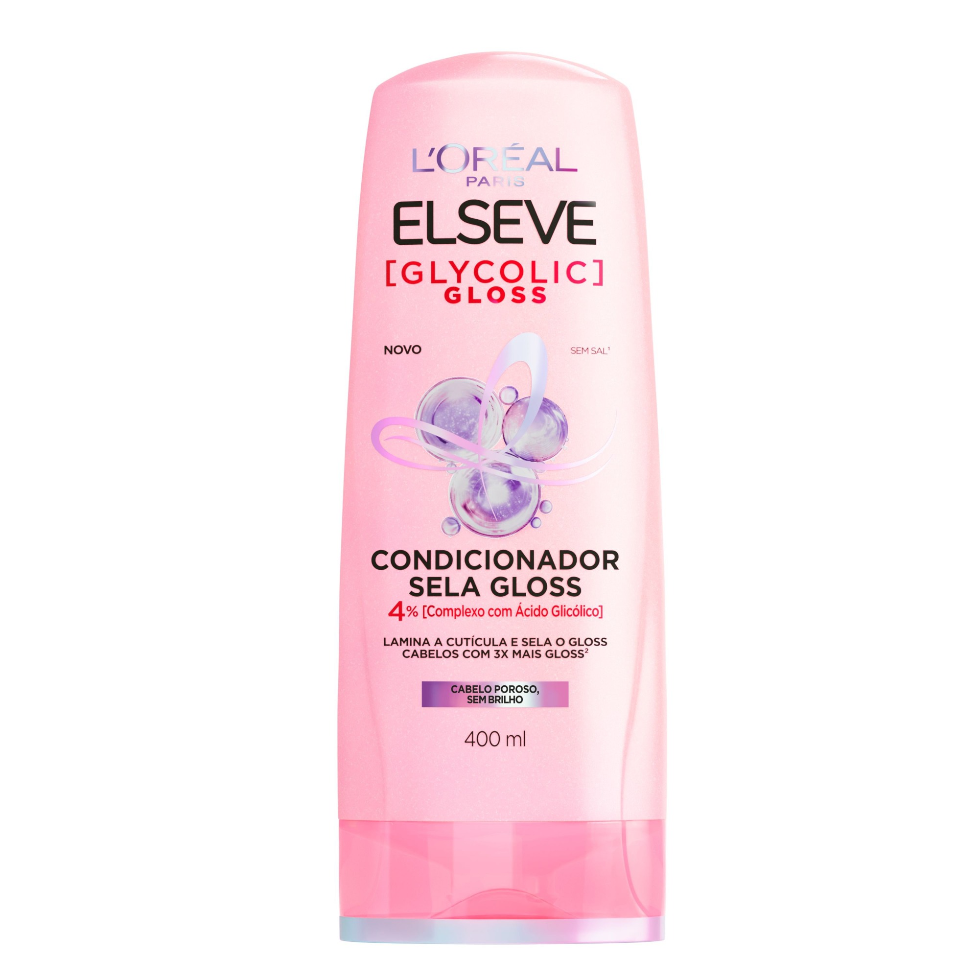 Condicionador Elseve 400ml Glycolic Gloss