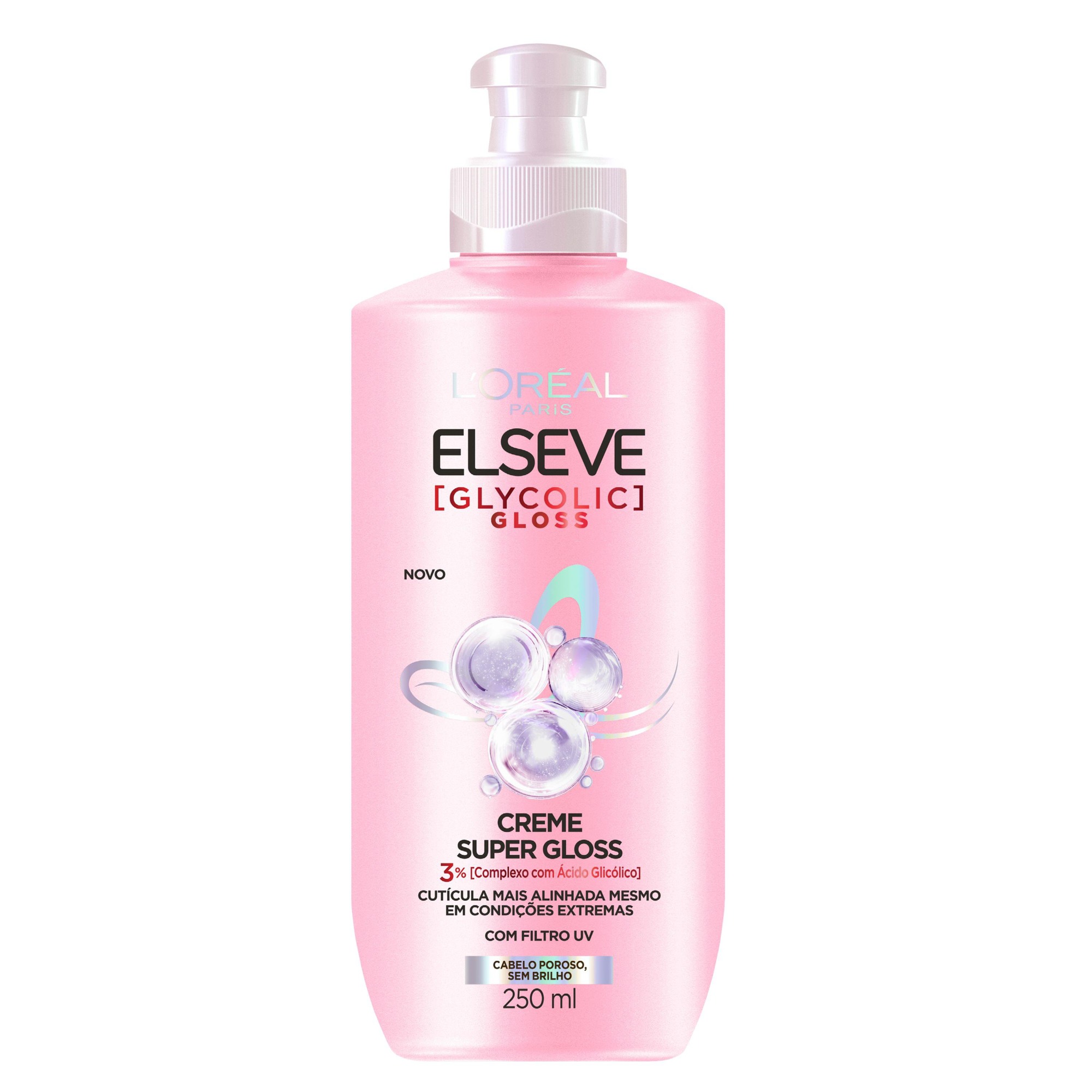 Creme de Pentear Elseve 250ml Glycolic Gloss