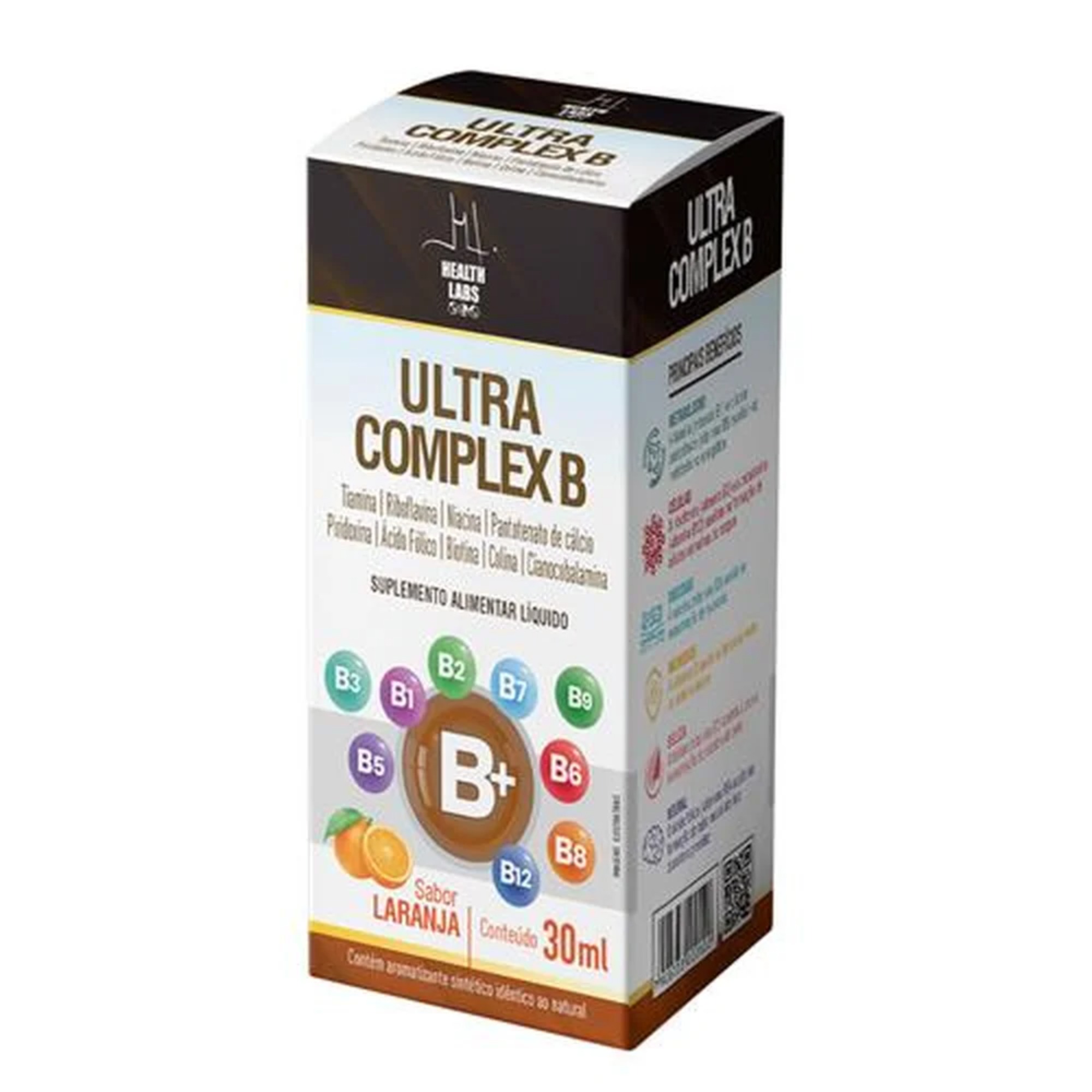 Ultra Complex B Adulto Gotas 30ml Health Labs