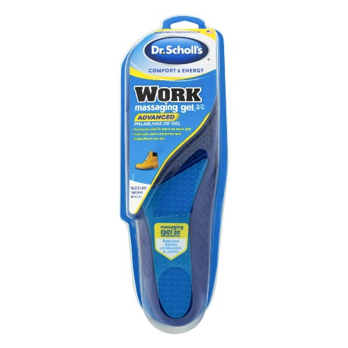 DR Scholl Palmilha Massage Gel Work Tamanho 40 a 45