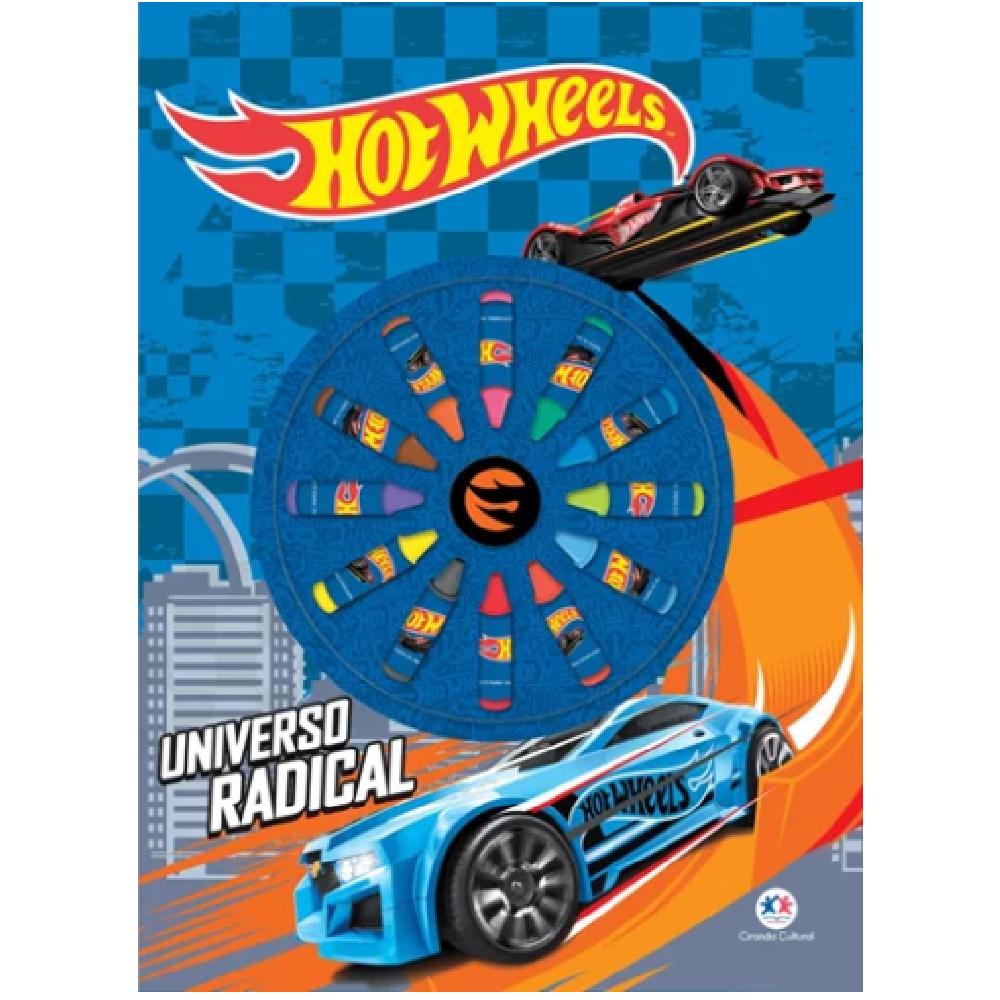 Livro Giz De Cera Hot Wheels Universo Radical (Cód Na Nf: 4056)