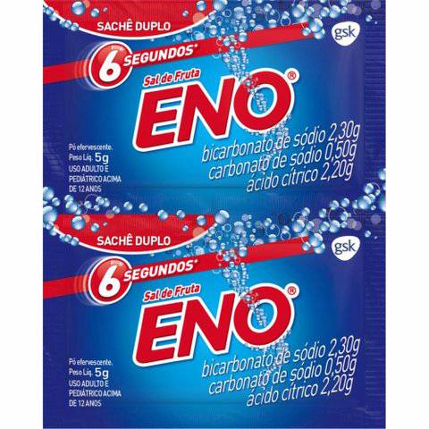 Sal De Fruta Eno Tradicional 2 Envelopes 5g Cada