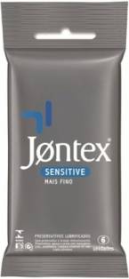Preservativo Jontex 6 Unidades Lubrificado Sensitive
