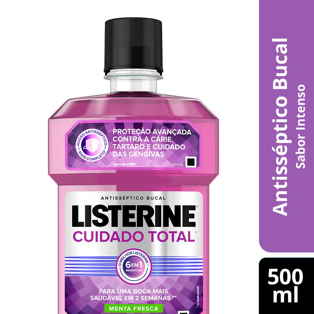 Enxaguante Bucal Listerine Cuidado Total 500ml