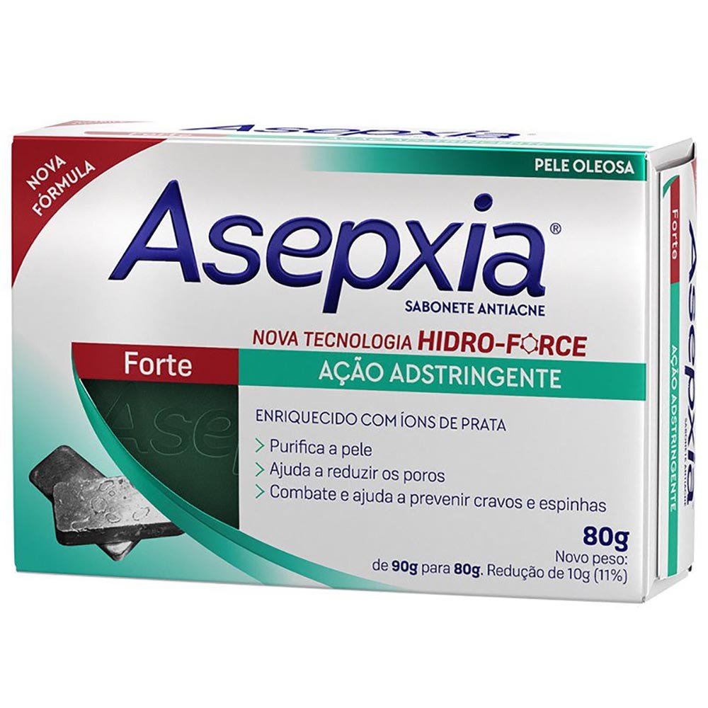 Sabonete Facial Asepxia Adstringente Forte 80g