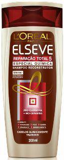 Shampoo Elseve 200ml Reparação Total 5 Quimica