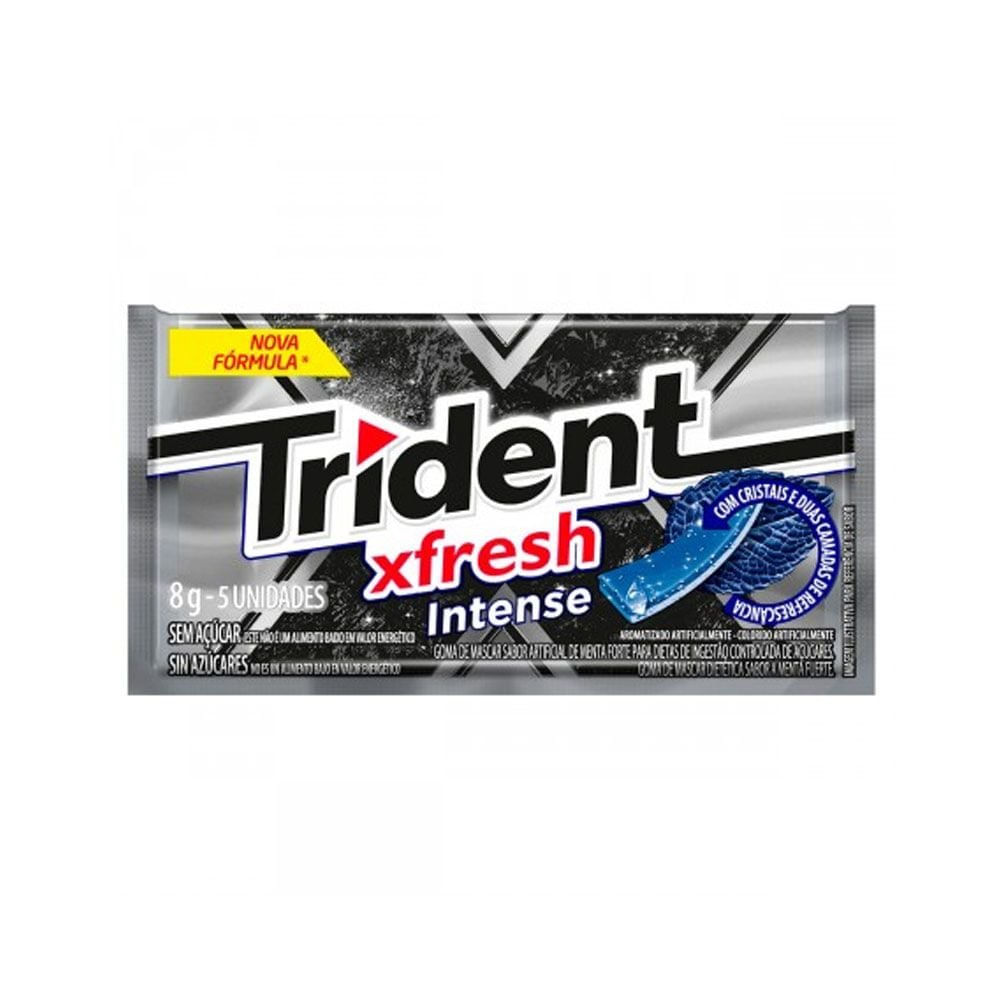 Trident Xfresh Intense Com 5 unidades 8g