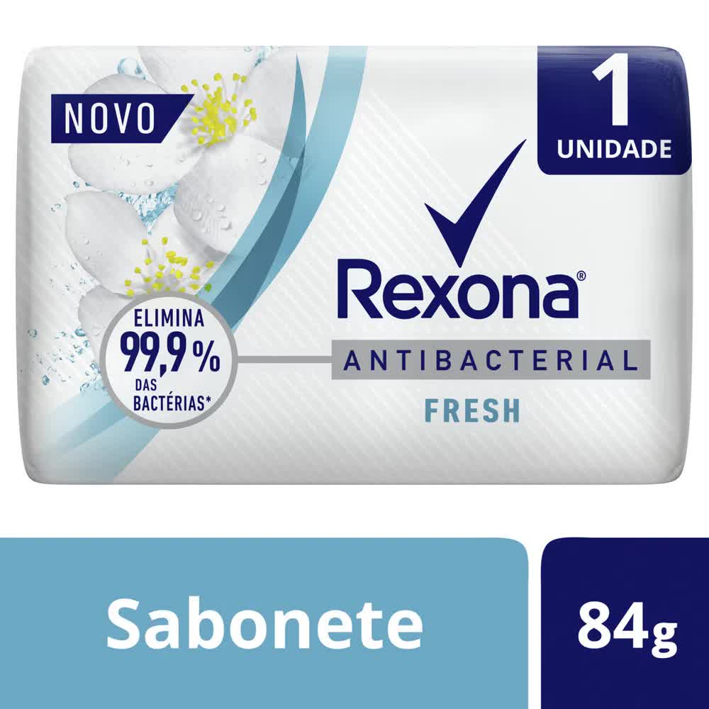 Sabonete Rexona Antibacterial Fresh 84g