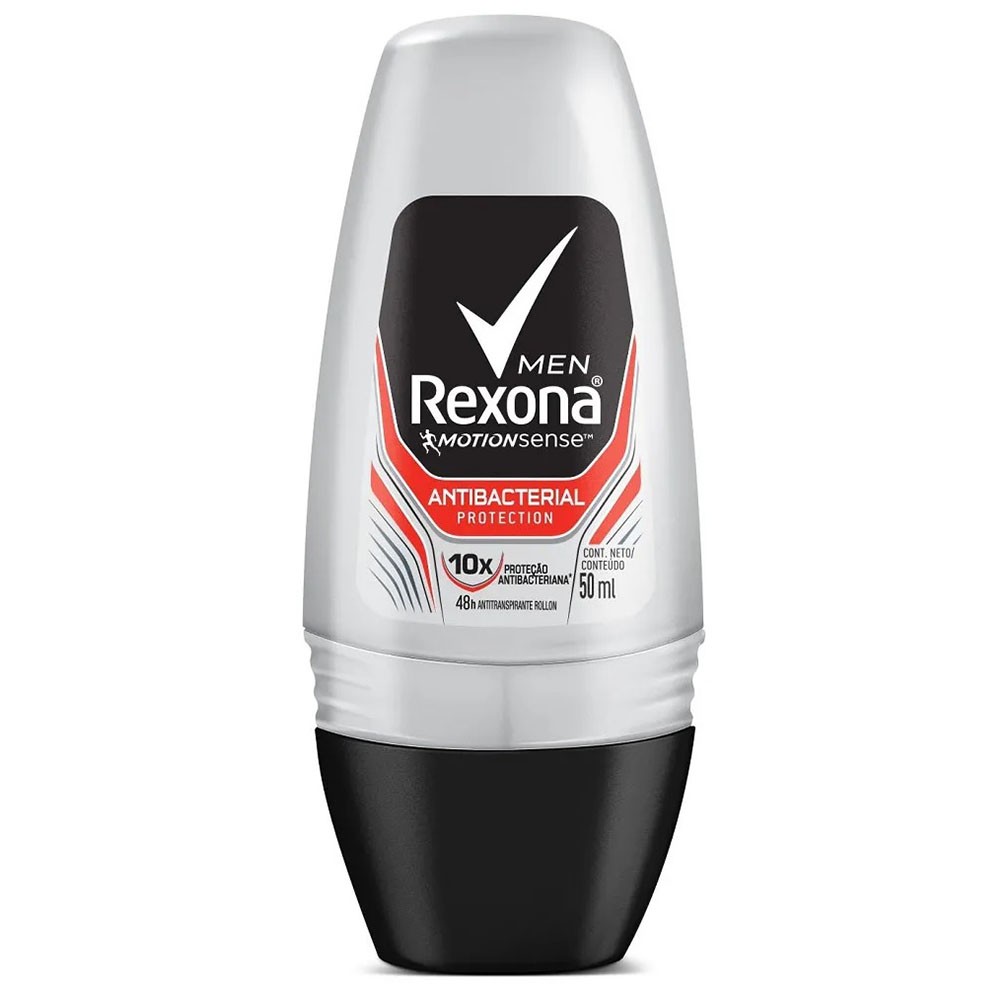 Desodorante Rexona Men Antibacterial Roll-on 50ml