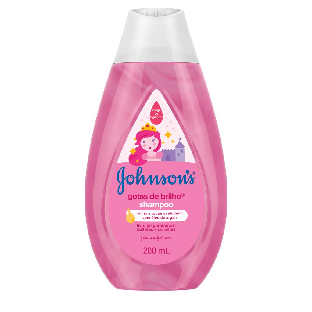 Shampoo Infantil Johnson's Baby Gotas De Brilho 200ml