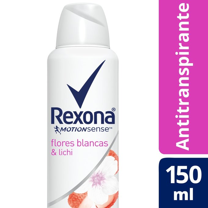 Desodorante Rexona Flores Brancas E Linchia Aerosol 150ml