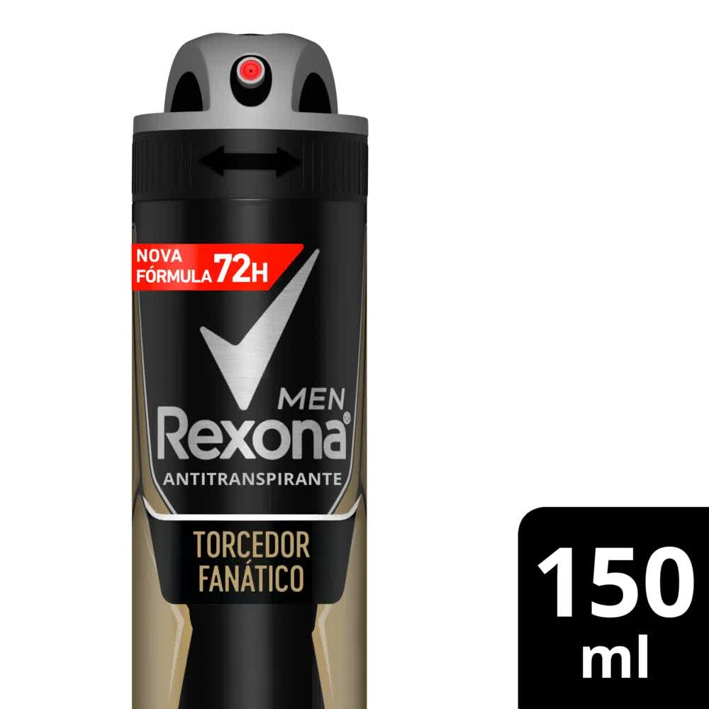 Desodorante Rexona Men Torcedor Fanático 72 Horas Aerosol 150ml