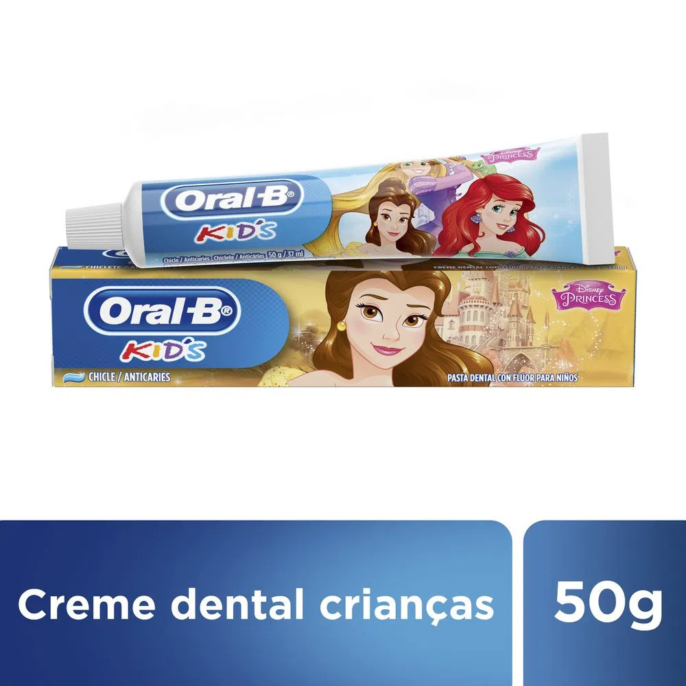 Creme Dental Infantil Oral B Kids Princesas 50g
