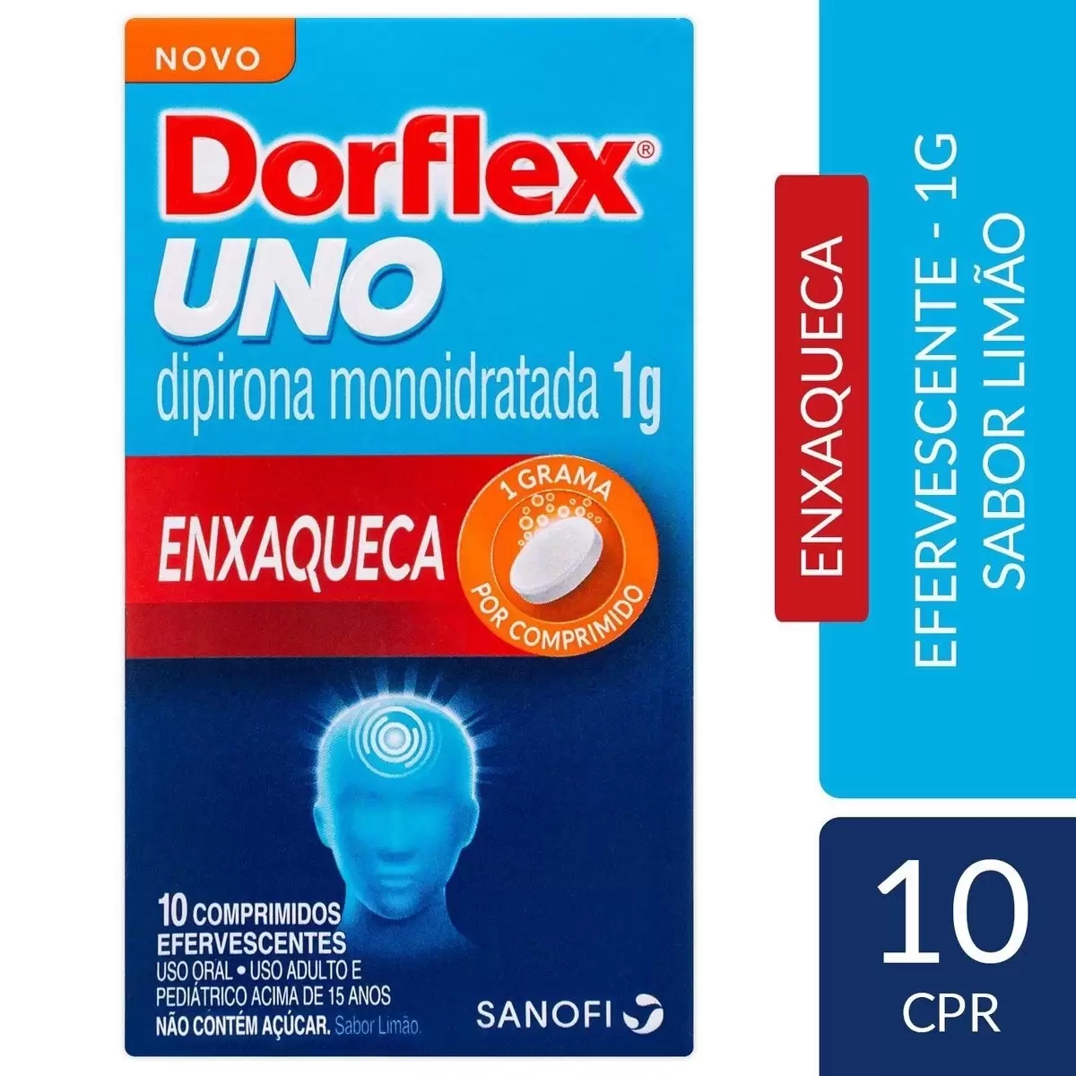 Dorflex Uno Enxaqueca 10 Comprimidos Efervescentes