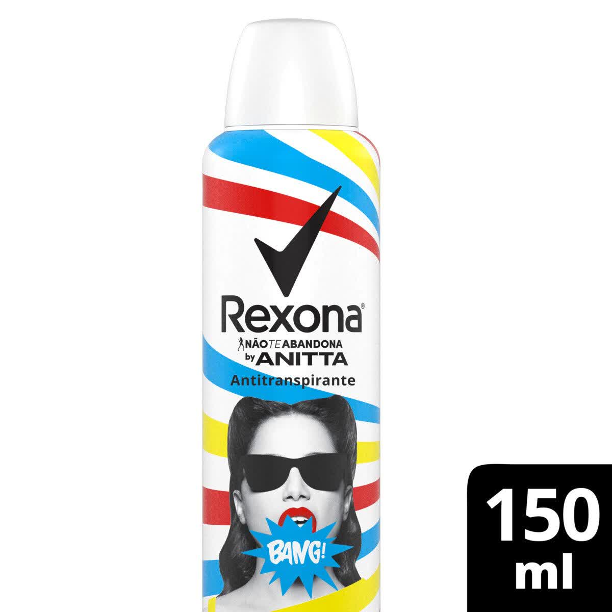 Desodorante Rexona Bang By Anitta Aerosol 150ml