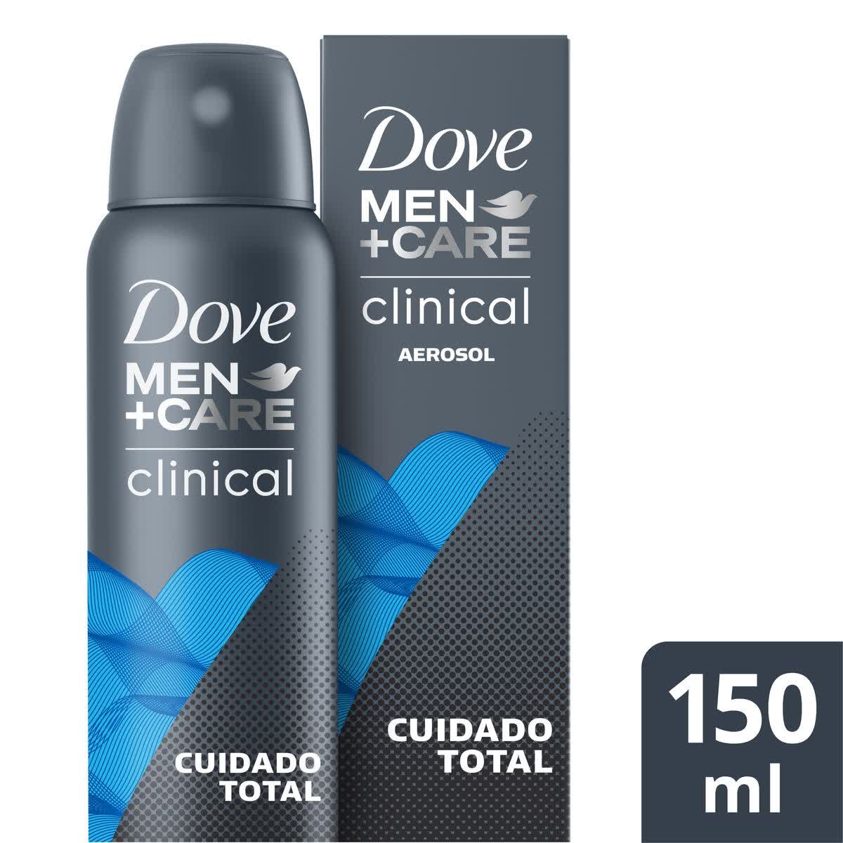 Desodorante Dove Men Care Clinical Cuidado Total Aerosol 150ml