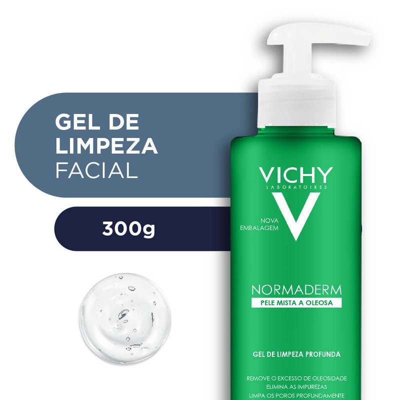 Gel De Limpeza Facial Intensiva Anti-acne Vichy Normaderm 300g