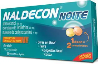 Naldecon Noite 24 Comprimidos